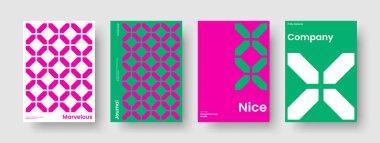 Yaratıcı Sancak Şablonu. İzole edilmiş Flyer düzeni. Geometrik Rapor Tasarımı. Geçmişi. Broşür. İş sunumu. Poster. Kitap kapağı. El ilanı. Günlük. Haber bülteni. Broşür. Not defteri. Dergi