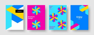 Modern Broşür Tasarımı. Yaratıcı Rapor Düzeni. Geometrik Kitap Kapağı Şablonu. Pankart. El ilanı. İş sunumu. Geçmişi. Poster. Broşür. El ilanı. Katalog. Haber bülteni. Günlük. Broşür