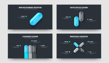 Yaratıcı Giriş 1234 Seçenek Slayt Gösterisi Yerleşimi. Reklam Performansı Bir İki Üç Dört Adım Diyagram Çerçeve Tasarım Vektörü İllüstrasyonu.