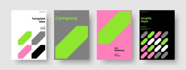 Geometrik Rapor Şablonu. Soyut İş Sunum Düzeni. İzole Flyer Tasarımı. Kitap kapağı. Broşür. Poster. Geçmişi. Pankart. Günlük. Not defteri. Katalog. Dergi. Haber bülteni. Broşür