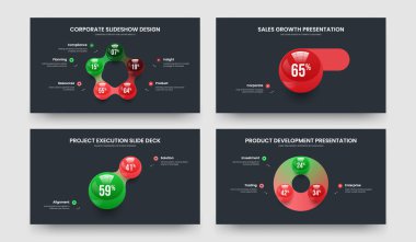 Zarif Brifing 5123 Element Diyagram Slayt Şablonu Paketi. Renkli Strateji Beş Bir İki Üç Adım Bilgi Çerçeve Tasarım Vektör Resimleri Koleksiyonu.