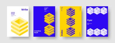 Geometrik Poster Düzeni. İzole Broşür Tasarımı. Yaratıcı Sancak Şablonu. İş sunumu. El ilanı. Kitap kapağı. Geçmişi. Rapor verin. Reklamcılık. Haber bülteni. Broşür. El ilanı. Broşür