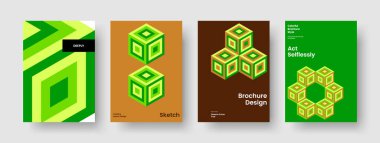 Geometrik Kitap Kapağı Tasarımı. Modern Poster Düzeni. İzole Broşür Şablonu. Rapor verin. İş sunumu. Geçmişi. Pankart. El ilanı. Broşür. El ilanı. Dergi. Günlük. Portföy