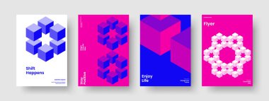 Soyut Kitap Kapağı Şablonu. İzole Broşür Tasarımı. Geometrik Flyer düzeni. Pankart. İş sunumu. Rapor verin. Poster. Geçmişi. Haber bülteni. Katalog. Not defteri. Günlük. Broşür