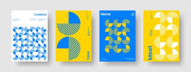 Soyut Flyer Şablonu. Geometrik İş Sunumu Tasarımı. İzole Kitap Kapağı Düzeni. Poster. Geçmişi. Broşür. Rapor verin. Pankart. Portföy. El ilanı. Marka Kimliği. Reklamcılık. Not Defteri