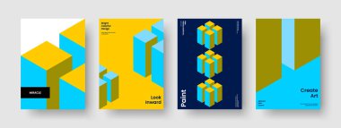 Geometrik Broşür Şablonu. Modern Flyer Düzeni. İzole edilmiş Bayrak Tasarımı. İş sunumu. Poster. Rapor verin. Geçmişi. Kitap kapağı. Haber bülteni. El ilanı. Günlük. Katalog. Broşür. Not Defteri