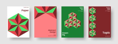 Geometrik Flyer düzeni. Yaratıcı Kitap Kapağı Şablonu. İzole edilmiş Bayrak Tasarımı. Poster. Rapor verin. Geçmişi. Broşür. İş sunumu. Not defteri. Dergi. Marka Kimliği. Günlük. Haber bülteni