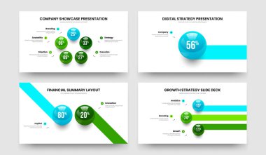 Atılgan İnceleme Beş Bir İki Üç Basamaklı Bilgi Slayt Gösterisi Vektör Çizim Paketi. Yatırımcı Brifingi 5123 Seçenek Diyagramı Sunum Şablonu Koleksiyonu.