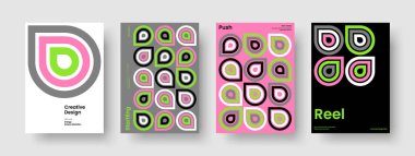 Yaratıcı Poster Şablonu. Soyut İş Sunumu Tasarımı. Geometrik Flyer düzeni. Rapor verin. Broşür. Kitap kapağı. Geçmişi. Pankart. Broşür. Günlük. Portföy. Katalog. Broşür. Dergi