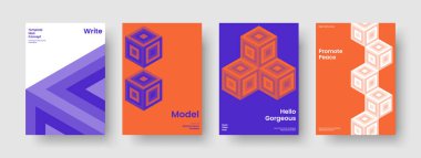 Geometrik İş Sunum Şablonu. İzole Flyer Tasarımı. Soyut Banner Düzeni. Geçmişi. Rapor verin. Broşür. Poster. Kitap kapağı. Günlük. El ilanı. Katalog. Portföy. Broşür. Not Defteri