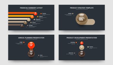Satış Analizi 5133 Adım Diyagramı Şablon Koleksiyonu. Yaratıcı Teklif Beş Bir İki Üç Element Bilgi Slaytı Slayt Gösterisi Tasarım Vektörü İllüstrasyonu.