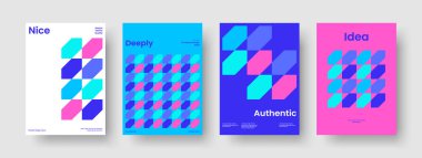 Yaratıcı Rapor Tasarımı. Geometrik Arkaplan Şablonu. Soyut Banner Düzeni. Poster. İş sunumu. El ilanı. Kitap kapağı. Broşür. Haber bülteni. Dergi. Not defteri. Portföy. Reklamcılık