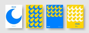 Yaratıcı Kitap Kapağı Şablonu. Modern İş Sunumu Mizanpajı. Soyut Broşür Tasarımı. Rapor verin. Geçmişi. Poster. El ilanı. Pankart. Günlük. Portföy. Marka Kimliği. Broşür. Haber bülteni