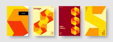 Yaratıcı Kitap Kapağı Şablonu. İzole edilmiş Flyer düzeni. Geometrik Rapor Tasarımı. İş sunumu. Broşür. Pankart. Poster. Geçmişi. Katalog. Broşür. El ilanı. Marka Kimliği. Broşür