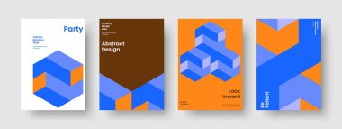 Yaratıcı Rapor Tasarımı. Geometrik Broşür Şablonu. Soyut Kitap Kapağı Düzeni. Poster. El ilanı. İş sunumu. Geçmişi. Pankart. Dergi. Haber bülteni. El ilanı. Not defteri. Broşür