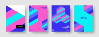 İzole Rapor Düzeni. Yaratıcı İş Sunum Şablonu. Geometrik Flyer Tasarımı. Broşür. Geçmişi. Kitap kapağı. Pankart. Poster. Portföy. El ilanı. Dergi. Günlük. Haber bülteni