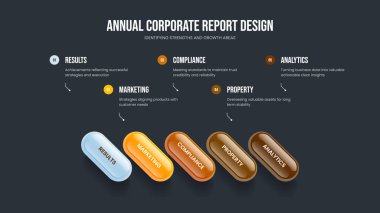 Reklam Analizi Slayt Gösterisi Şablonu Resimleri. Danışmanlık Danışmanlığı 5 Adım Infographic Frame Mizanpajı. Pazarlama Profili Beş Seçenek Diyagramı Slayt Tasarımı.