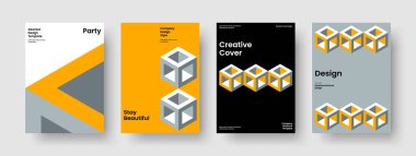 İzole edilmiş Flyer Şablonu. Soyut Kitap Kapağı Tasarımı. Geometrik Broşür Düzeni. Poster. İş sunumu. Rapor verin. Geçmişi. Pankart. Haber bülteni. Marka Kimliği. Broşür. Günlük. El ilanı