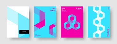 Modern Kitap Kapağı Şablonu. İzole edilmiş arka plan düzeni. Geometrik Broşür Tasarımı. Rapor verin. Poster. İş sunumu. Pankart. El ilanı. El ilanı. Broşür. Günlük. Reklamcılık. Not Defteri
