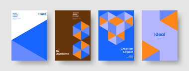 İzole Rapor Şablonu. Yaratıcı Kitap Kapağı Düzeni. Soyut Arkaplan Tasarımı. Pankart. Broşür. Poster. El ilanı. İş sunumu. Broşür. Haber bülteni. Not defteri. Broşür. Portföy
