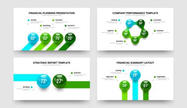 Modern Analiz 4523 Basamaklı Tanıtım Düzeni Ayarları. Yaratıcı Plan Dört Beş İki Üç Seçenek Çerçeve Tasarım Vektör Resimleri Koleksiyonu.
