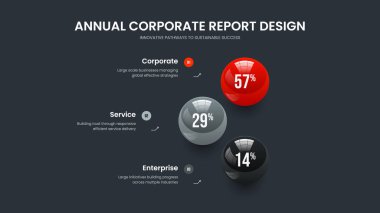 Basit Planlama 3 Element Diyagramı Slayt Gösterisi Tasarımı. Reklam İçgörü Üç Seçenek Çizelgesi Sunum Düzeni. Eğitim Performans Çerçeve Şablonu Vektör İllüstrasyonu.