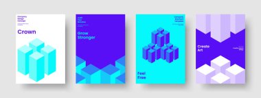 Modern İş Sunumu Mizanpajı. Geometrik Rapor Tasarımı. İzole Broşür Şablonu. Geçmişi. El ilanı. Pankart. Kitap kapağı. Poster. Broşür. Marka Kimliği. Haber bülteni. Günlük. Portföy