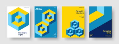 İzole Broşür Şablonu. Soyut Poster Düzeni. Geometrik Kitap Kapağı Tasarımı. İş sunumu. El ilanı. Geçmişi. Rapor verin. Pankart. Haber bülteni. Marka Kimliği. Dergi. Katalog. Portföy