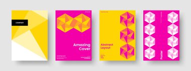 Yaratıcı Flyer Tasarımı. Geometrik Rapor Şablonu. İzole edilmiş iş sunum düzeni. Kitap kapağı. Broşür. Pankart. Poster. Geçmişi. Reklamcılık. Dergi. El ilanı. Not defteri. Günlük