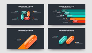 Kurumsal Hava Tahminleri 4-5-1-2 Element Diyagramı Şablon Vektör Resimleri Paketi. Profesyonel İnceleme 4512 Seçenek Slayt Düzeni Koleksiyonu.