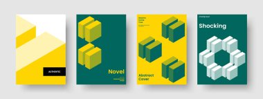 İzole Kitap Kapağı Şablonu. Geometrik İş Sunum Düzeni. Yaratıcı Arka plan Tasarımı. Pankart. El ilanı. Broşür. Rapor verin. Poster. Günlük. Haber bülteni. Broşür. Broşür. Katalog