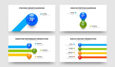 Bilim Çözümü 1-2-3-4 Element Grafik Kaydırağı Tasarım Vektörü Çizim Paketi. Minimalist Genel Görünüm 1234 Seçenek Slayt Gösterisi Şablonu Ayarları.