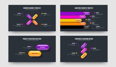 Satış Kampanyası 4523 Element Diyagramı Çerçeve Düzenleme Seti. Yatırımcı Gözden Geçirmesi Dört Beş İki Üç Seçenek Bilgi Sunumu Tasarım Vektörü İllüstrasyon Koleksiyonu.