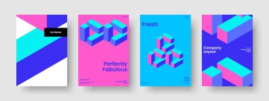 Yaratıcı Sancak Şablonu. Soyut Broşür Düzeni. Modern Kitap Kapağı Tasarımı. El ilanı. Poster. İş sunumu. Rapor verin. Geçmişi. Katalog. Haber bülteni. Marka Kimliği. Reklamcılık. Dergi