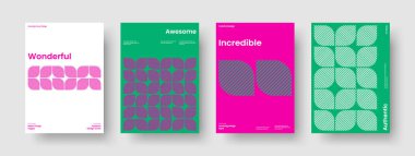 Modern İş Sunumu Tasarımı. Geometrik Broşür Düzeni. İzole edilmiş Flyer Şablonu. Kitap kapağı. Poster. Geçmişi. Rapor verin. Pankart. Haber bülteni. Broşür. Dergi. El ilanı. Günlük