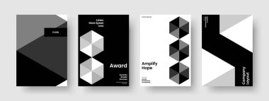 Yaratıcı Sancak Tasarımı. Geometrik Rapor Şablonu. Soyut Broşür Düzeni. Kitap kapağı. Geçmişi. El ilanı. Poster. İş sunumu. Portföy. Broşür. Not defteri. Reklamcılık. Günlük