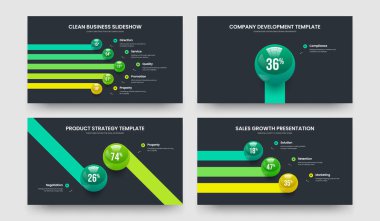 Tıbbi Analiz Beş Bir İki Üç Element Bilgi Slayt Gösterisi Vektör Çizim Paketi. Pazar Brifingi 5123 Seçenek Çerçeve Tasarımı Koleksiyonu.