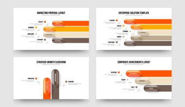 İş Stratejisi 4-5-2-3 Element Diyagram Kaydırma Şablonu Çizim Koleksiyonu. Finansal Hava Durumu 4523 Seçenek Bilgisel Çerçeve Tasarımı Paketi.
