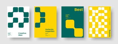 Soyut Broşür Tasarımı. Geometrik Kitap Kapağı Şablonu. İzole Poster Düzeni. Rapor verin. Pankart. El ilanı. Geçmişi. İş sunumu. Haber bülteni. Broşür. Marka Kimliği. Portföy. El ilanı