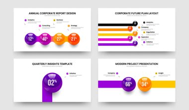 Zarif İcat Dört Beş Bir İki Adım Diyagram Kaydırma Düzeni Vektör Çizimi. Yaratıcı Giriş 4512 Seçenek Grafik Slayt Gösterisi Tasarım Koleksiyonu.