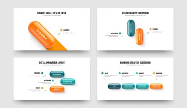 Görsel İnovasyon 1234 Basamaklı Tanıtım Düzeni Ayarları. Girişim Planı 1-2-3-4 Seçenek Diyagramı Kaydırma Şablonu Çizim Paketi.