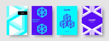 Geometrik Arkaplan Şablonu. Yaratıcı Flyer Düzeni. İzole Kitap Kapağı Tasarımı. Broşür. Poster. Pankart. İş sunumu. Rapor verin. Reklamcılık. Katalog. Günlük. Portföy. Broşür