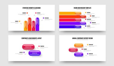 Profesyonel Giriş 4523 Basamaklı Tanıtım Şablonu Paketi. Servis Gözden Geçirmesi Dört Beş İki Üç Seçenek Slayt Gösterisi Slayt Tasarım Vektörü Çizimi Koleksiyonu.