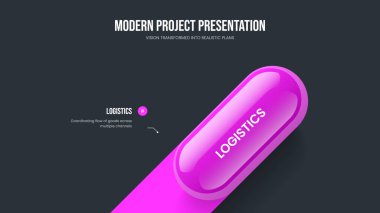 Ürün Raporu 1 Adım Bilgi Çerçeve Tasarımı. Finansal Planlama Bir Element Diyagramı Kayma Düzeni. Kurumsal Çözüm Slayt Gösterisi Şablonu Vektör İllüstrasyonu.