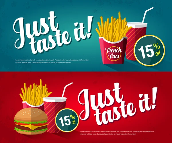 Cheeseburger Cola Fast-Food — Image vectorielle