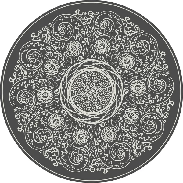 Mandala soyut symbold ile