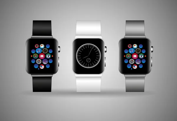 Akıllı dikkat smartwatch arabirimi çeşitli renk seçenekleri ile