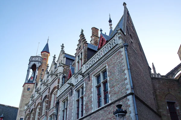 Oude gebouwen in Brogues West-Vlaanderen, België — Stockfoto