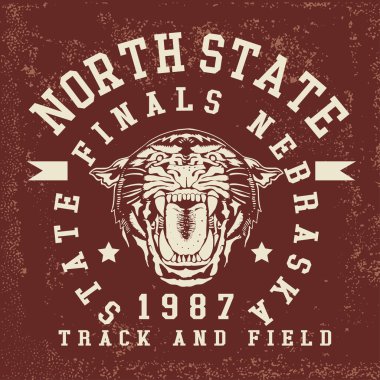 Kuzey devlet T-shirt baskı