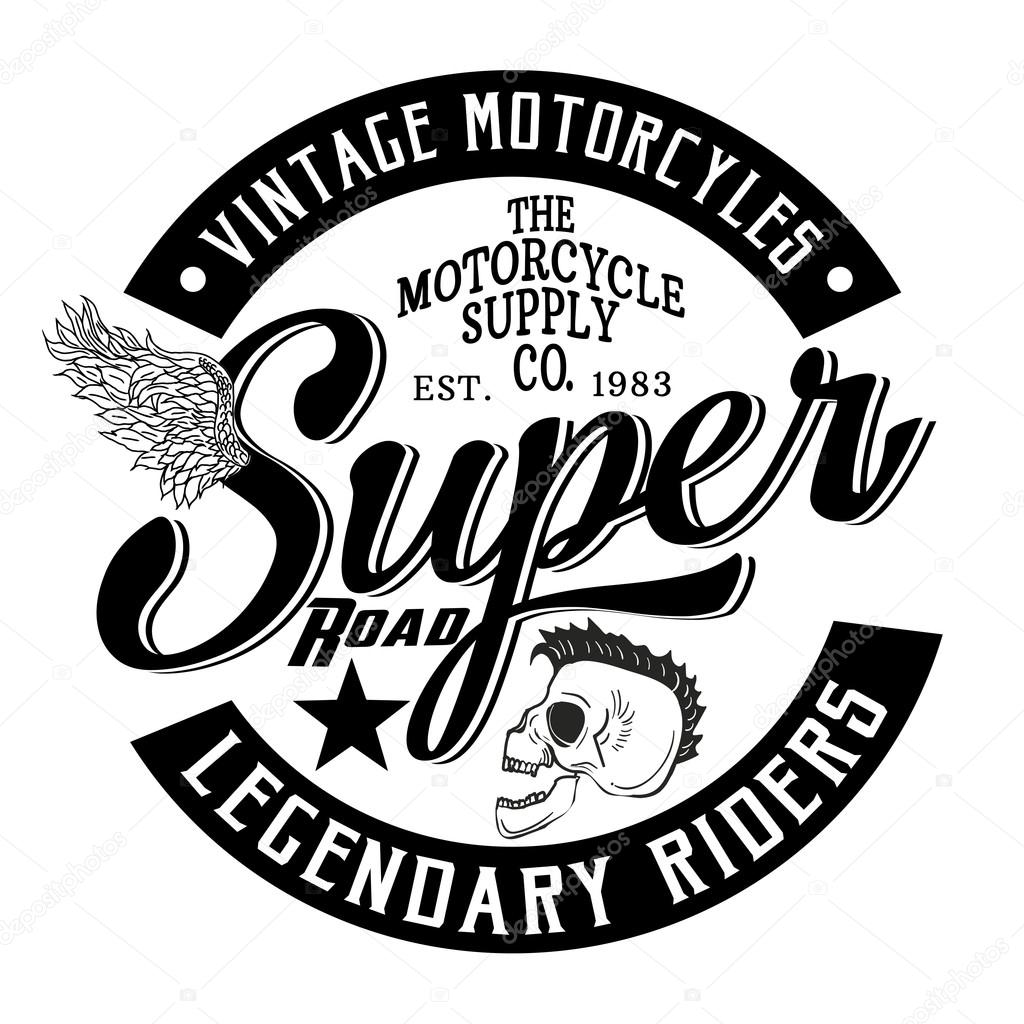 Vintage Motorcycles graphic